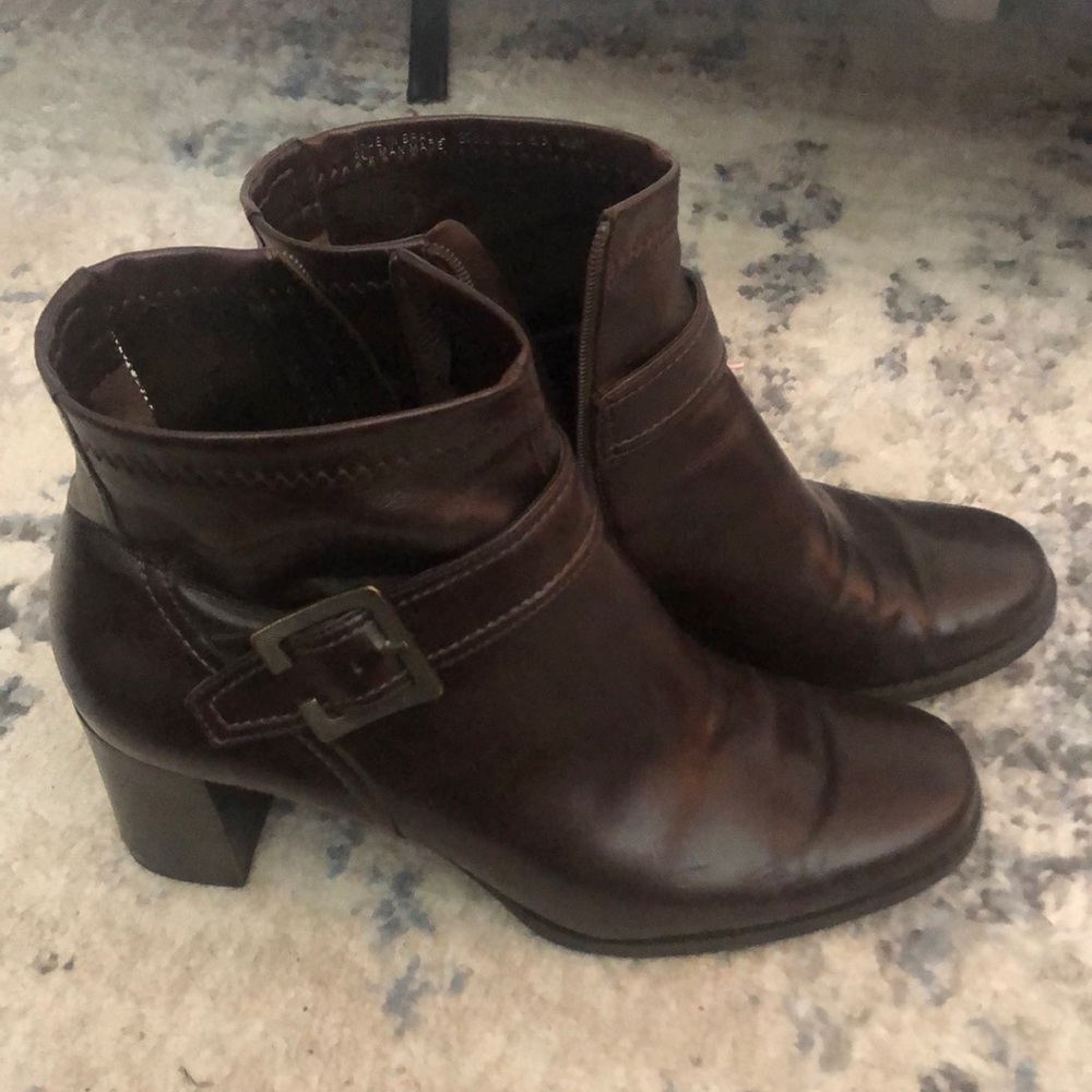 Dark Brown Ankle Boots